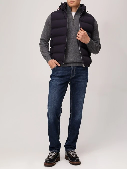 Жилет стеганый BRUNELLO CUCINELLI