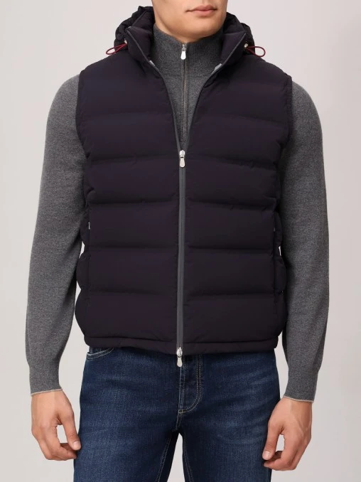 Жилет стеганый BRUNELLO CUCINELLI