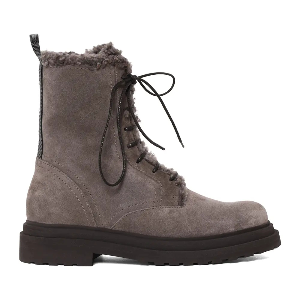 Ботинки замшевые