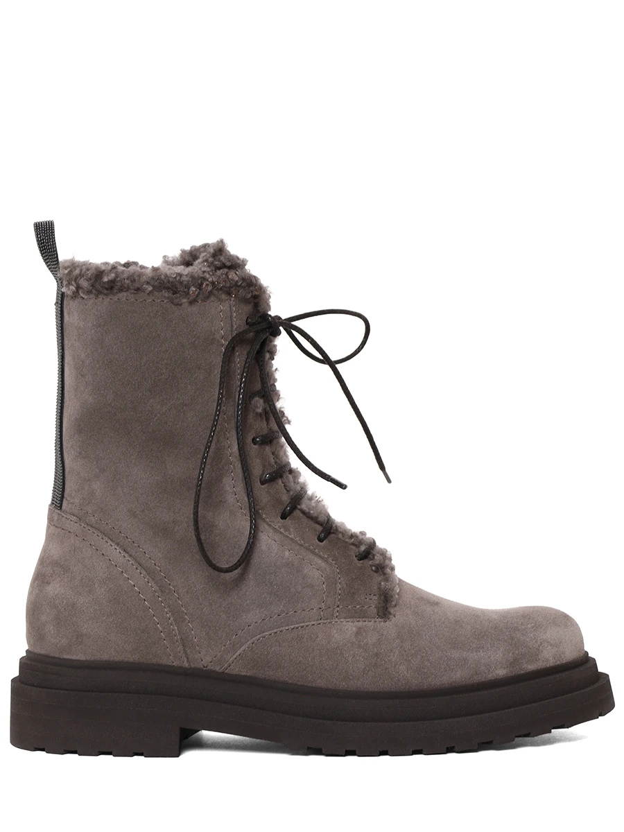 Ботинки замшевые