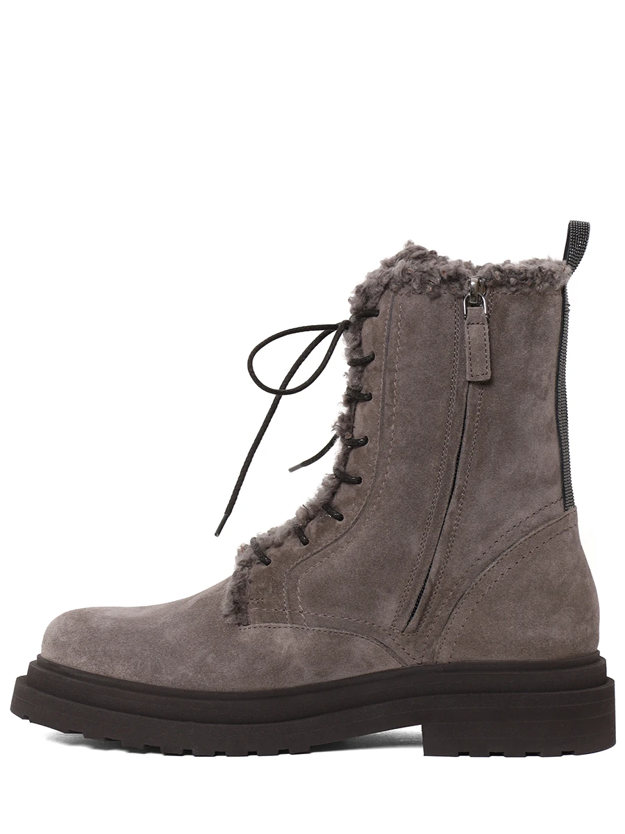 Ботинки замшевые