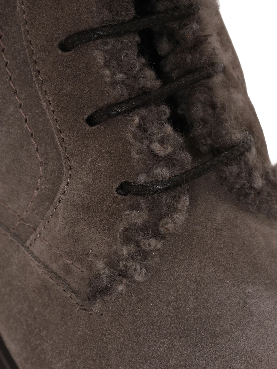 Ботинки замшевые