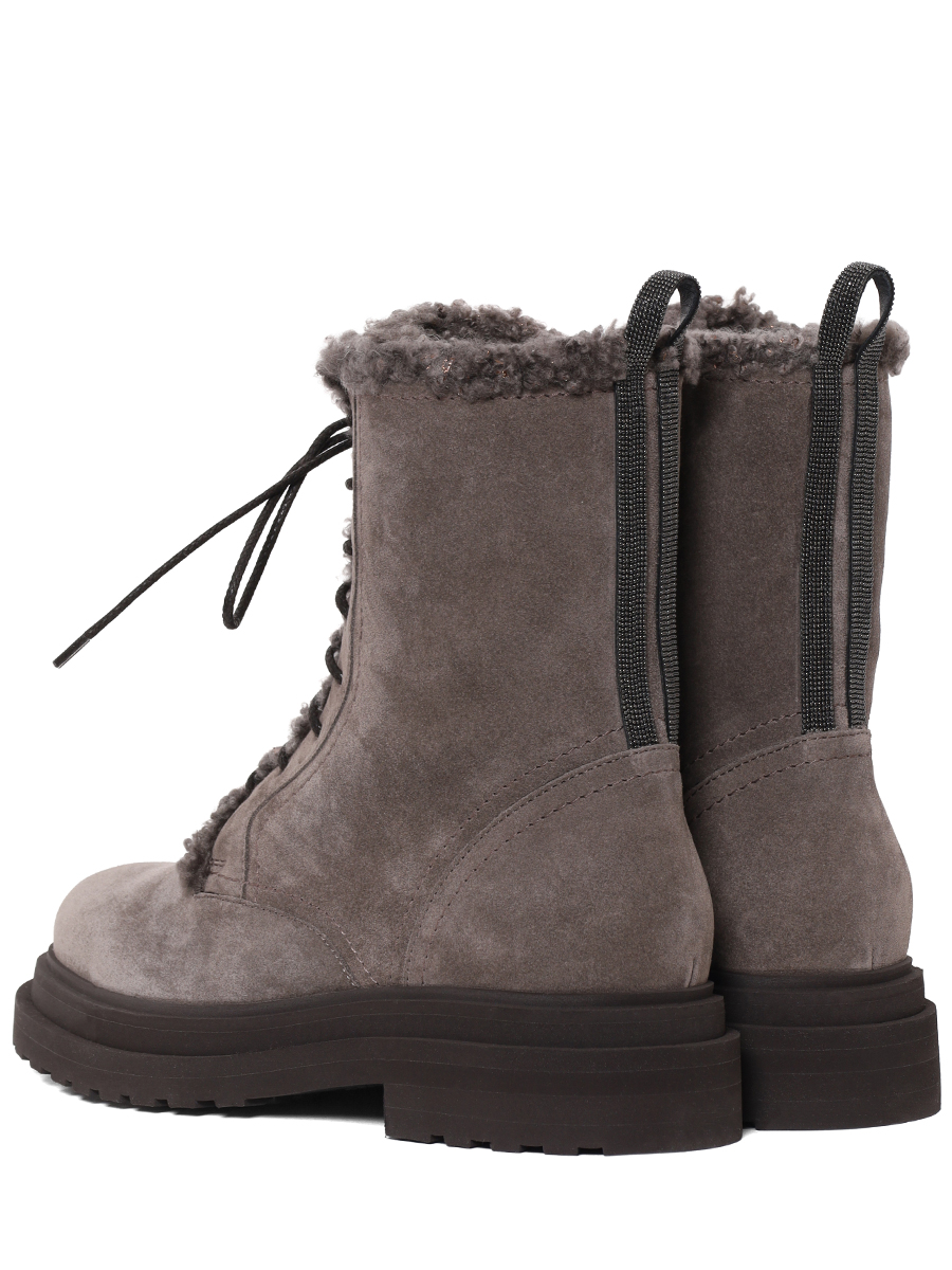 Ботинки замшевые