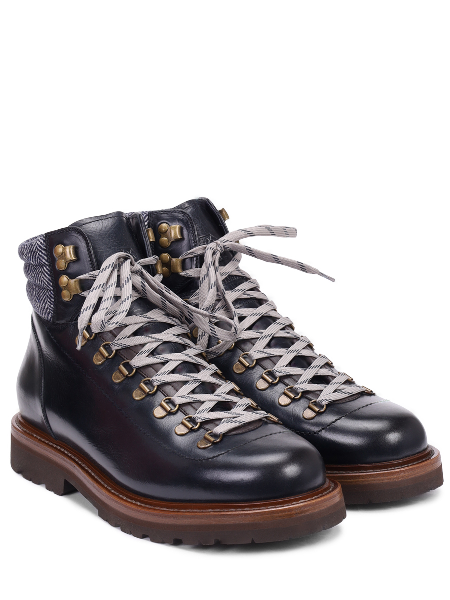 Ботинки кожаные