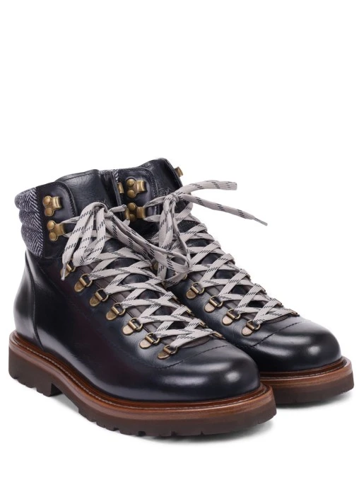 Ботинки кожаные BRUNELLO CUCINELLI