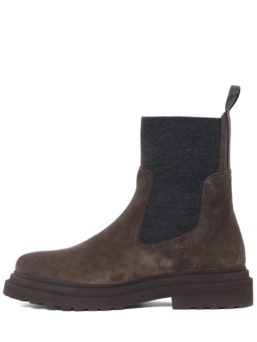 Ботинки замшевые