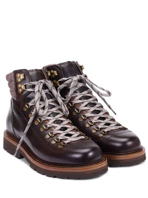 Ботинки кожаные BRUNELLO CUCINELLI