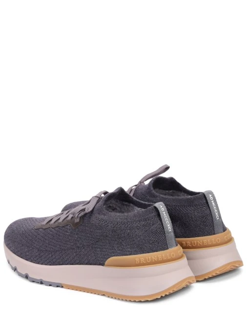 Кроссовки текстильные BRUNELLO CUCINELLI