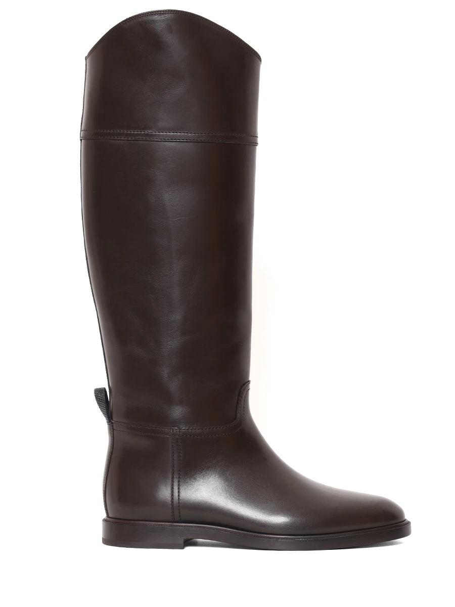 Сапоги кожаные