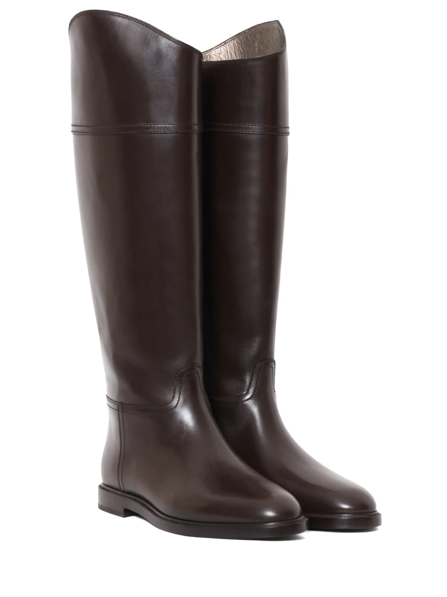 Сапоги кожаные