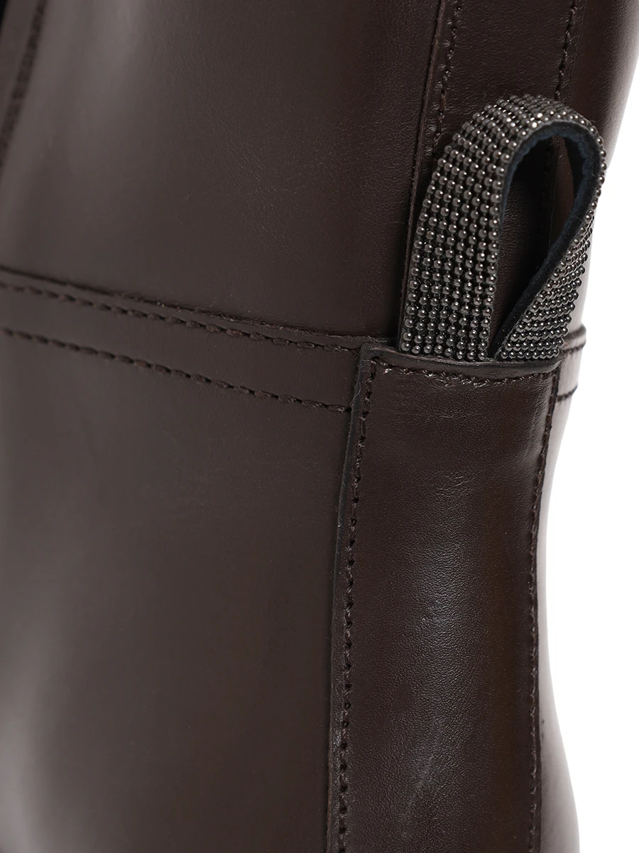 Сапоги кожаные