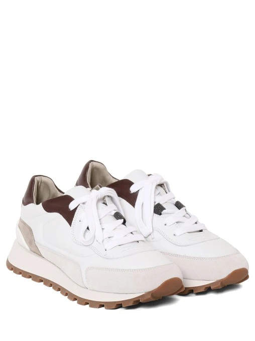 Кроссовки комбинированные BRUNELLO CUCINELLI