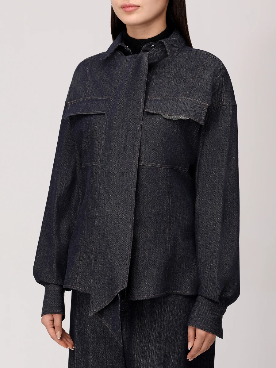 Рубашка джинсовая