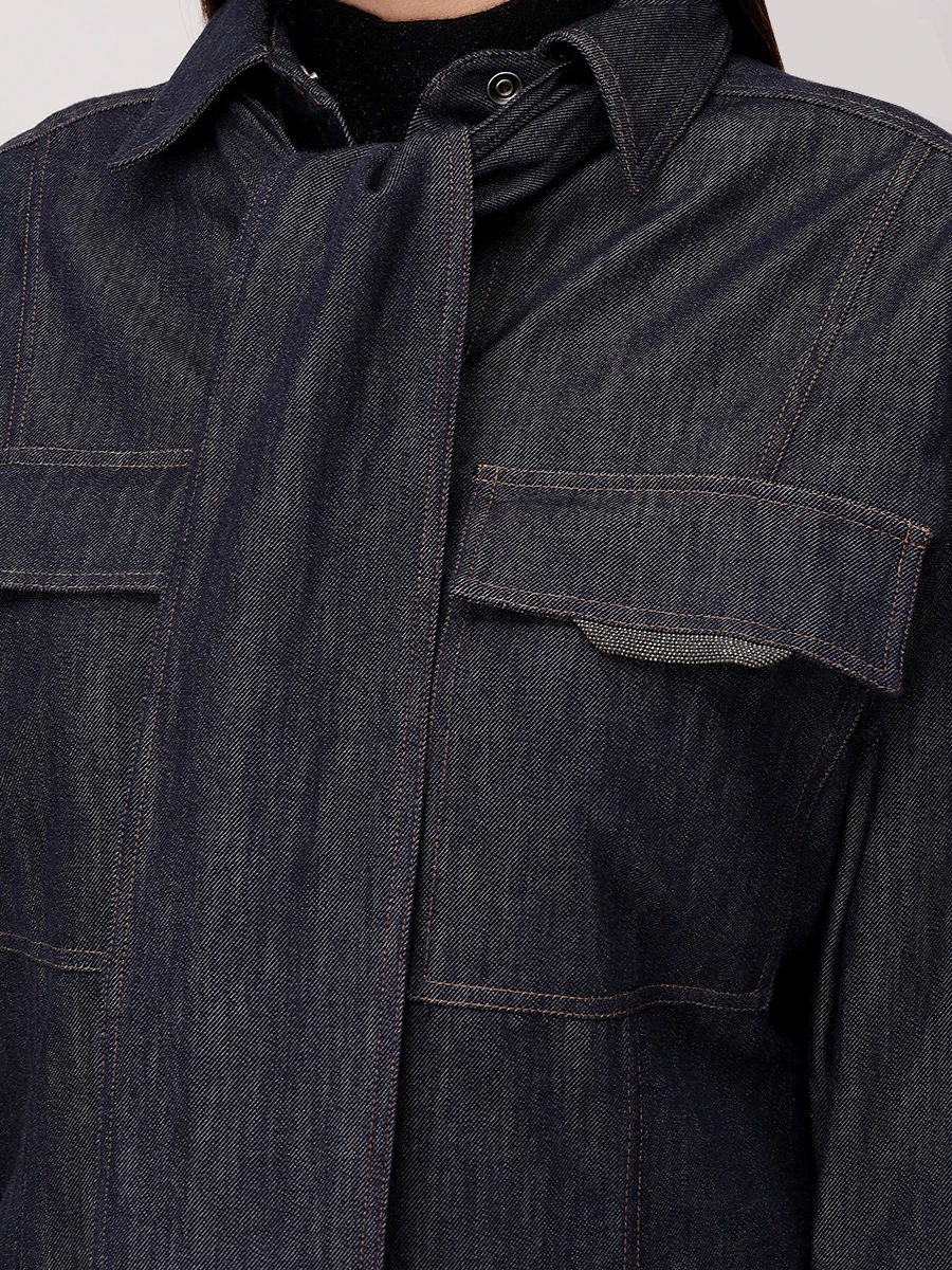 Рубашка джинсовая