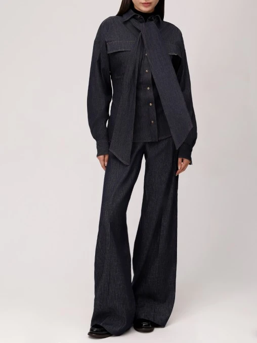 Рубашка джинсовая BRUNELLO CUCINELLI