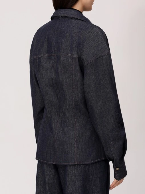 Рубашка джинсовая BRUNELLO CUCINELLI