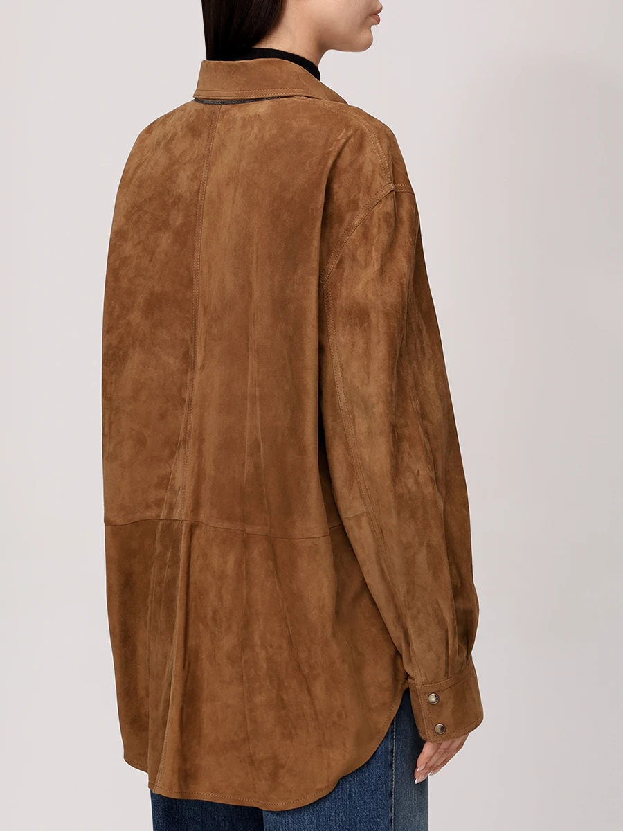 Рубашка замшевая