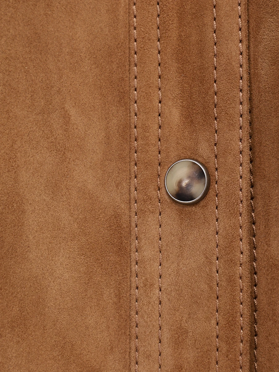 Рубашка замшевая