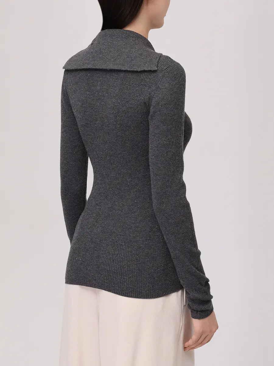 Поло из кашемира и вискозы