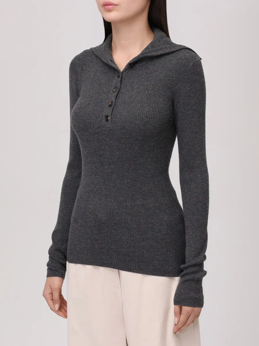 Поло из кашемира и вискозы