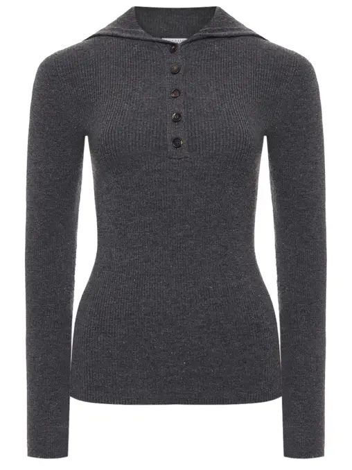 Поло из кашемира и вискозы BRUNELLO CUCINELLI