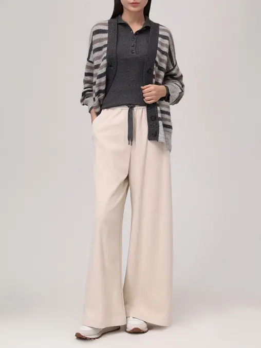 Поло из кашемира и вискозы BRUNELLO CUCINELLI