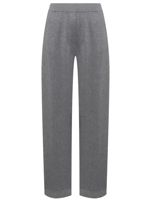 Брюки из хлопка и вискозы BRUNELLO CUCINELLI