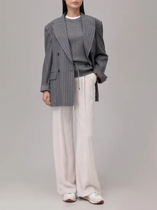 Брюки из вискозы BRUNELLO CUCINELLI