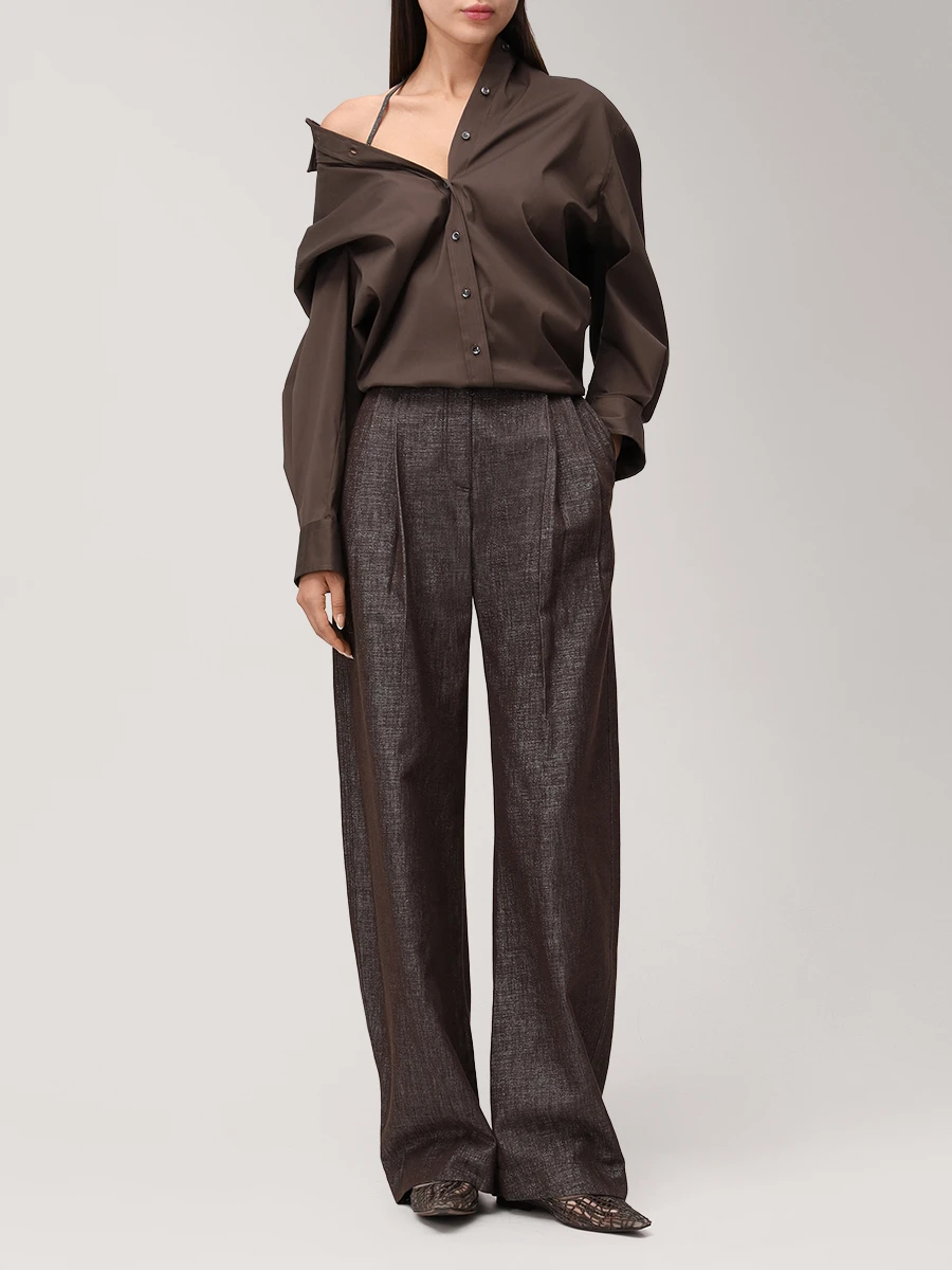 Джинсы из хлопка и вискозы