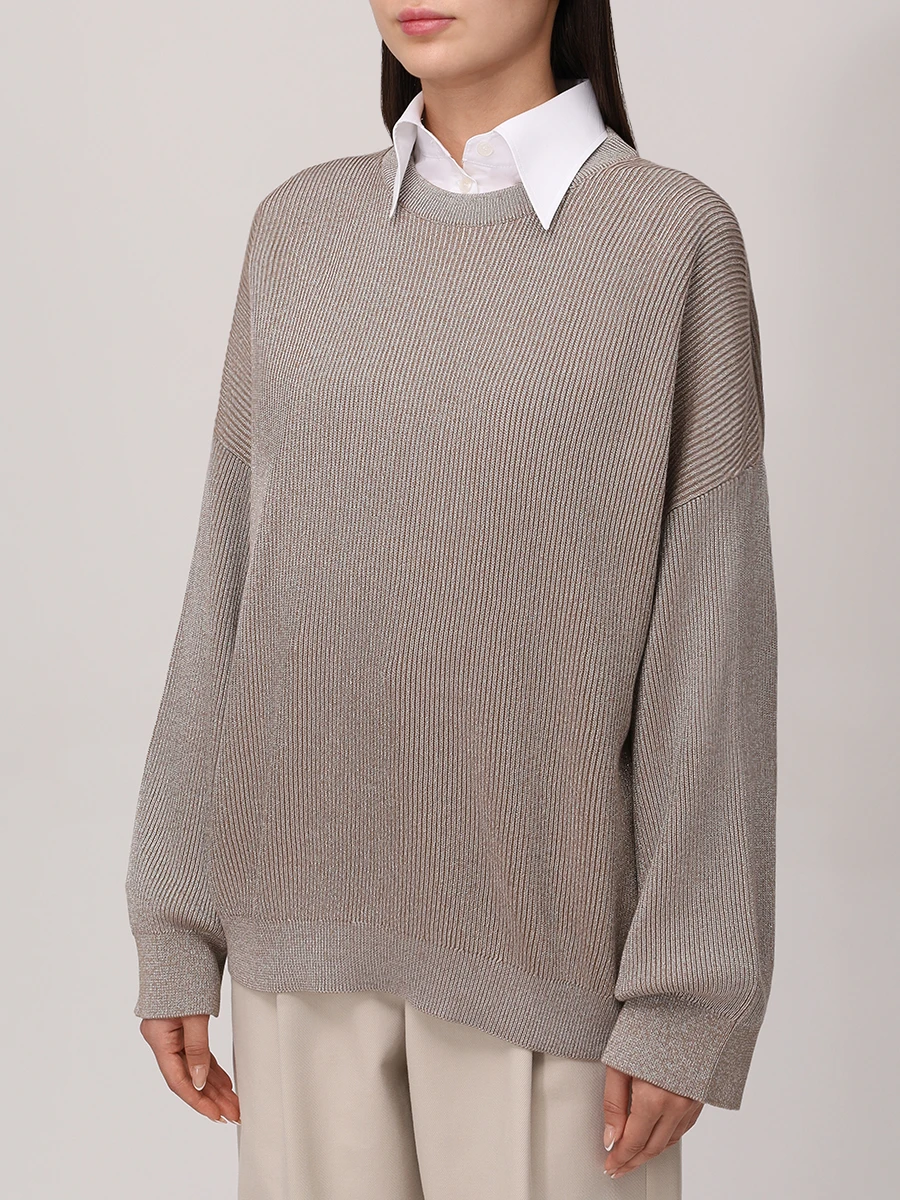 Джемпер из хлопка и вискозы