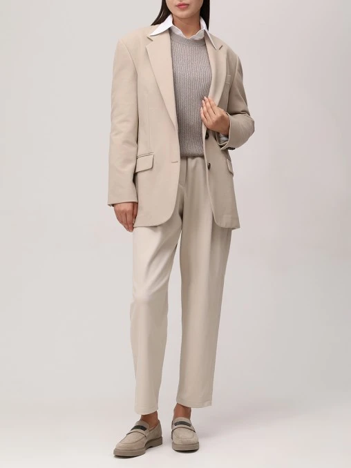 Джемпер из хлопка и вискозы BRUNELLO CUCINELLI