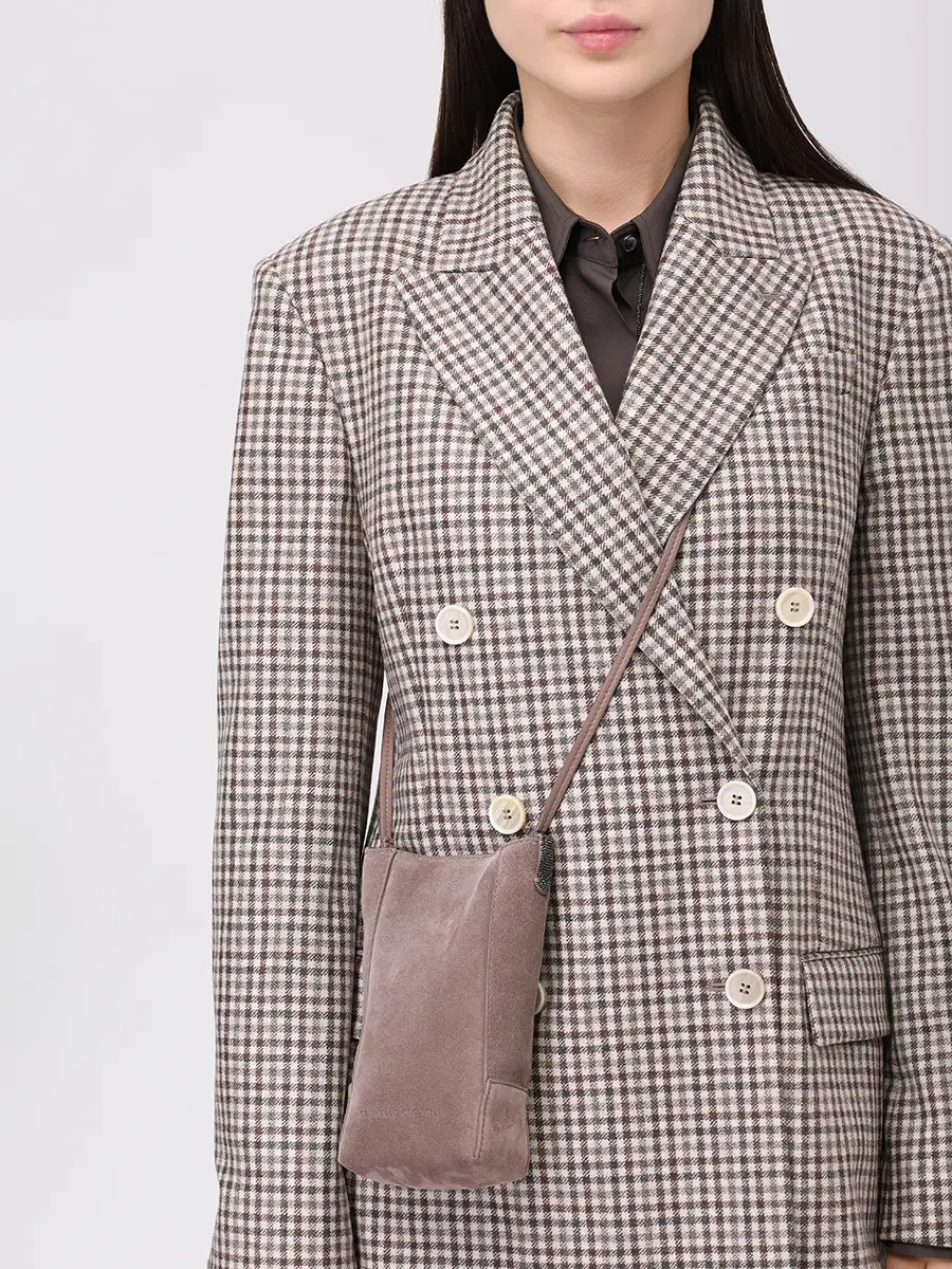 Сумка замшевая