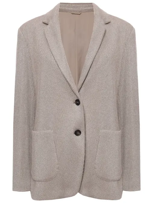 Пиджак из хлопка и вискозы BRUNELLO CUCINELLI