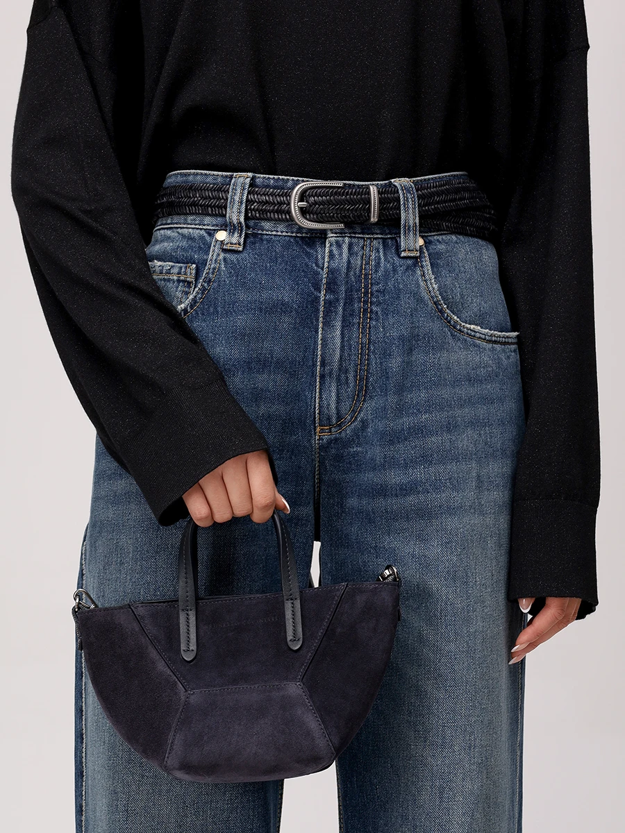 Сумка замшевая