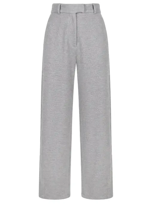 Брюки из вискозы и хлопка BRUNELLO CUCINELLI