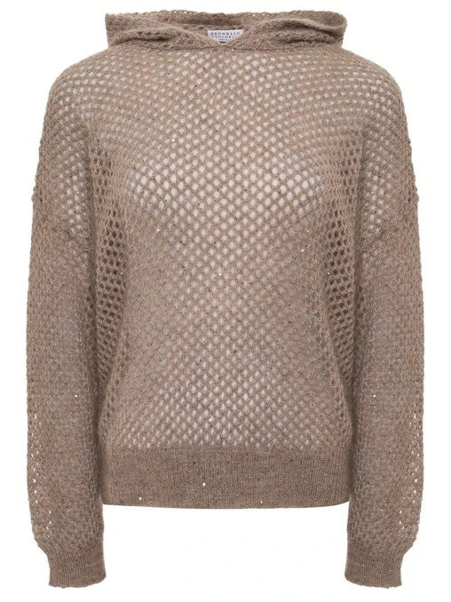 Худи из мохера BRUNELLO CUCINELLI