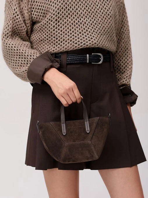 Сумка замшевая BRUNELLO CUCINELLI