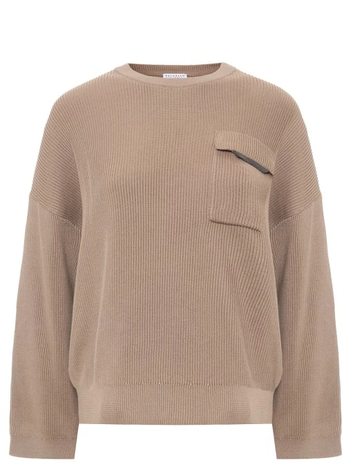 Джемпер хлопковый BRUNELLO CUCINELLI