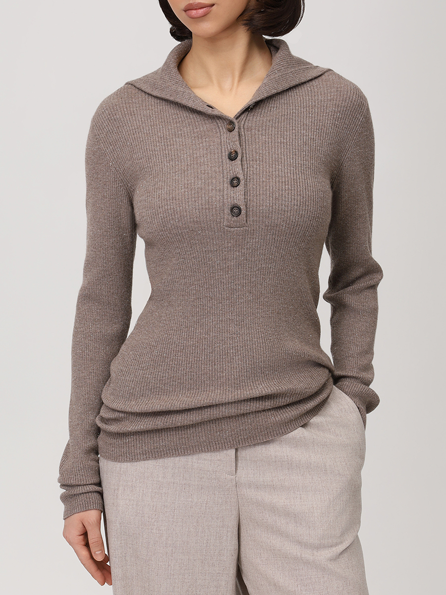 Поло из кашемира и вискозы