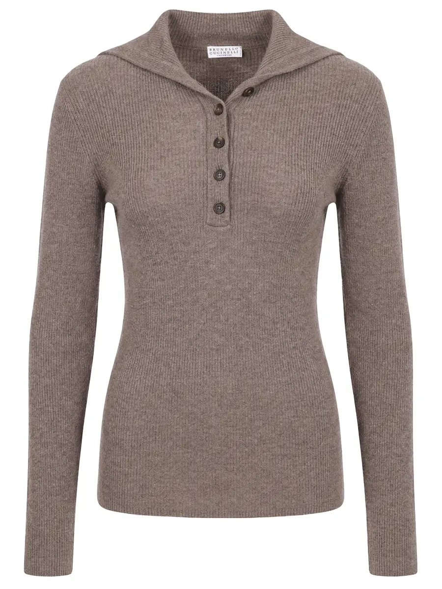 Поло из кашемира и вискозы