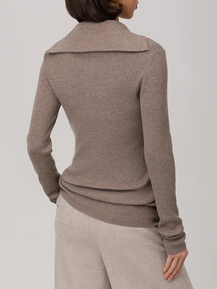 Поло из кашемира и вискозы