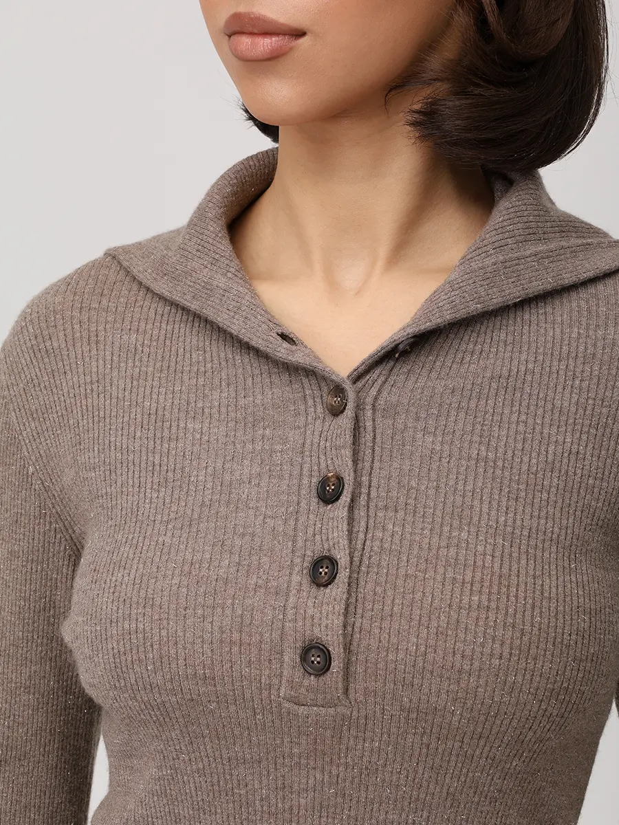 Поло из кашемира и вискозы