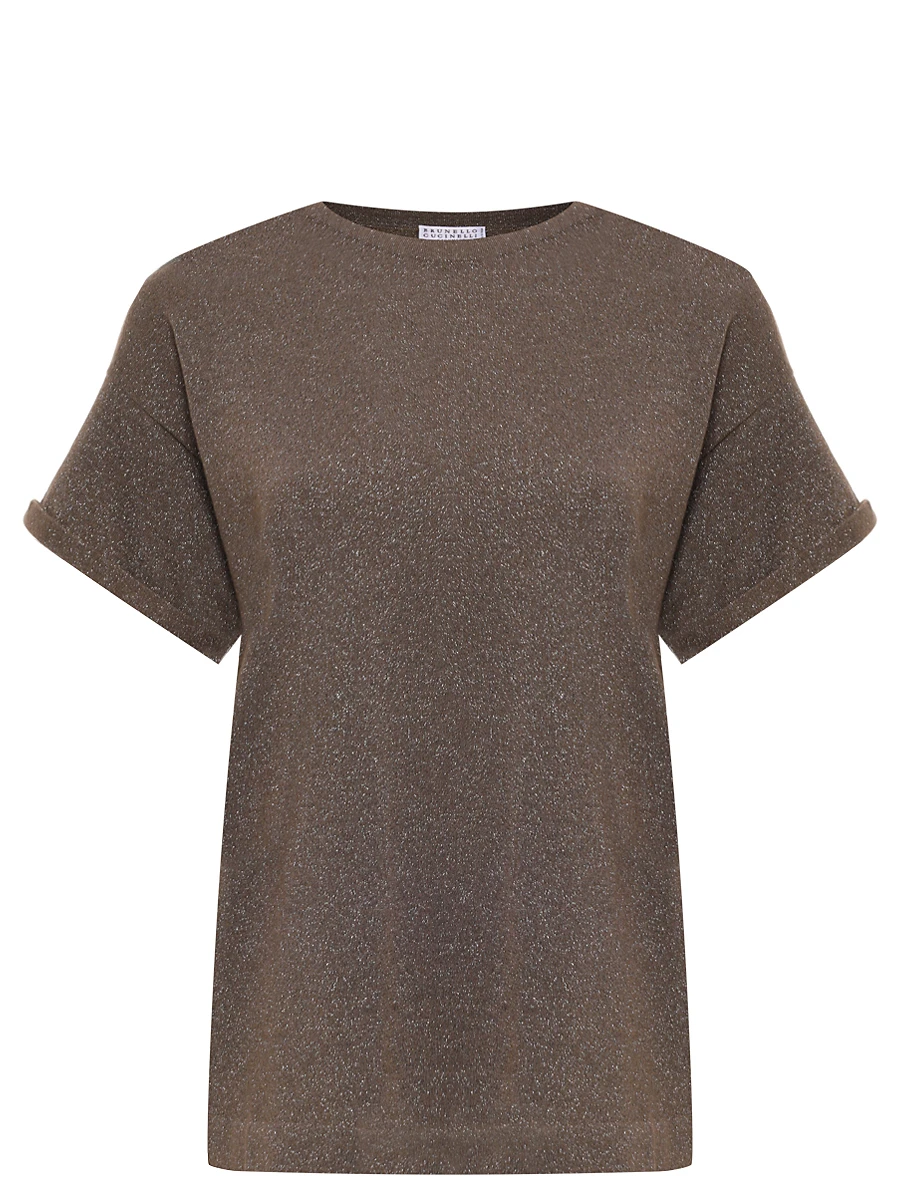 Футболка из кашемира и шелка