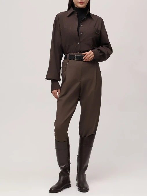 Брюки хлопковые BRUNELLO CUCINELLI