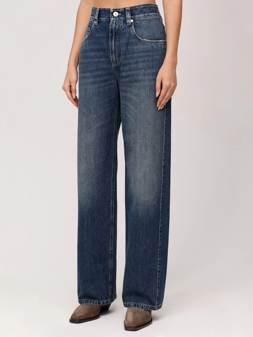 Джинсы хлопковые BRUNELLO CUCINELLI