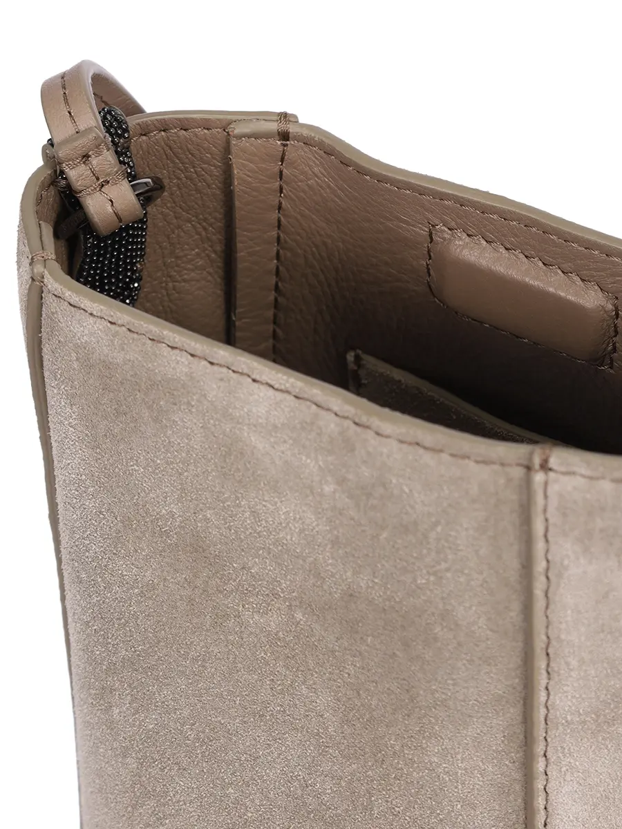 Сумка замшевая