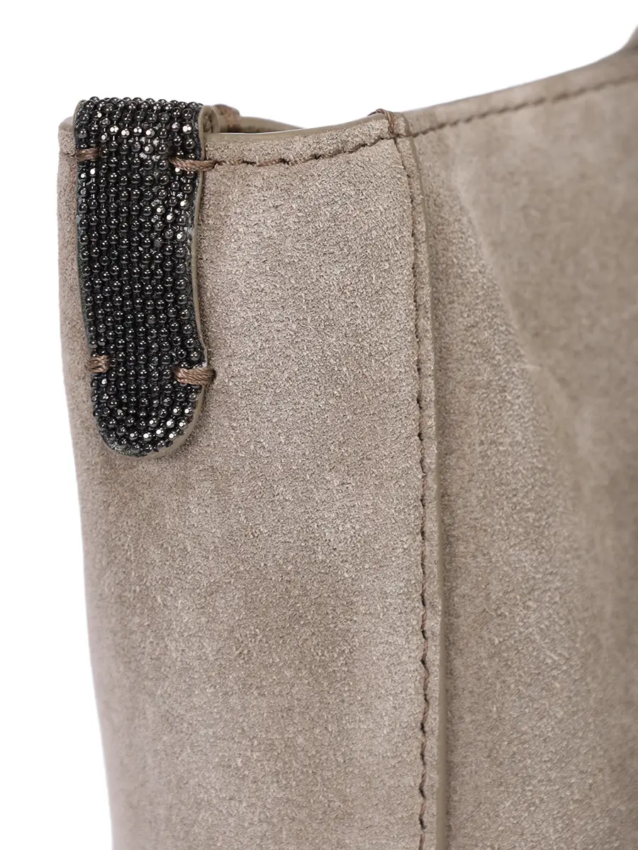 Сумка замшевая