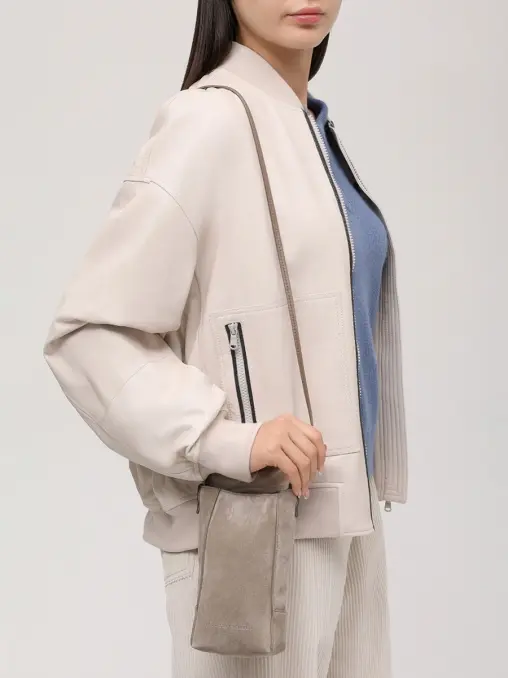 Сумка замшевая BRUNELLO CUCINELLI