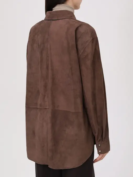 Куртка замшевая BRUNELLO CUCINELLI