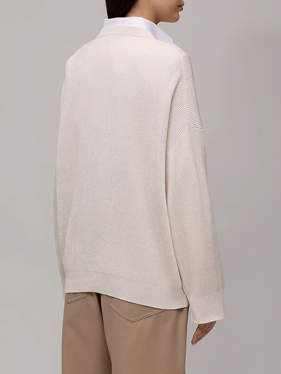 Джемпер из хлопка и вискозы